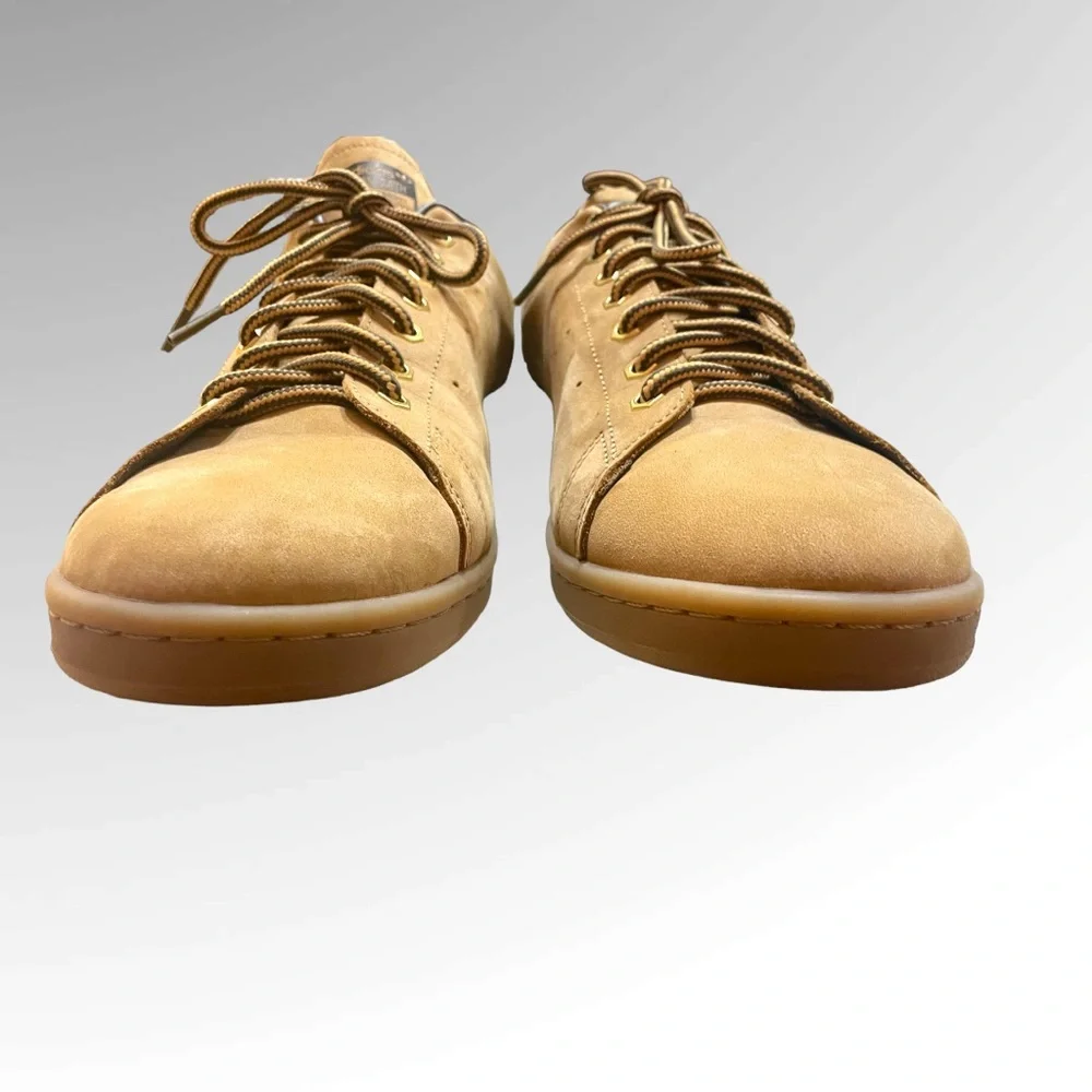Adidas Stan Smith WP Leather Trainers US Men Sz 14 Suede Wheat Brown